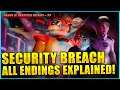 Security Breach All Endings Explained | Five Nights at Freddy's: Security Breach Explained #fnaf