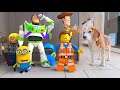 Top 100 Animated vs Funny Dogs Prank : Buzz , Among Us , Emmet and more.