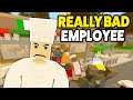 Unturned - I HAD TO FIRE A REALLY BAD EMPLOYEE! (Pizzeria Roleplay HE WENT MAD!) Really Funny Tho