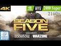 Call of Duty Warzone: Season 5 | RTX 2080 Super | 2160p 4K | High Settings | FPS Gameplay Benchmark