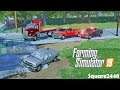 Chevy Truck Crashed Off Road | Grain Truck Broken Down | Heavy Rescue | Farming Simulator 19