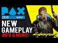 Cyberpunk 2077 News - Gamescom and PAX West 2019 GAMEPLAY Reveal Info!