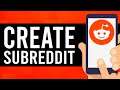 How To Create a Subreddit on Reddit Mobile App (Create Your Own Subreddit)