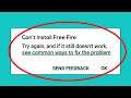 How To Fix Can't Install Free Fire Game App Error On Google Play Store Android & Ios