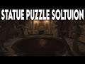 How to solve the Statue puzzle in Castle Dimitrescu in Resident Evil Village - Hall of Ablution