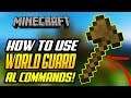 How To Use World Guard Commands (Protect Spawn, Disable PVP) Minecraft Tutorial