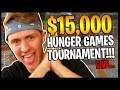 I Played In A $15,000 Minecraft Hunger Games Tournament And This Happened...