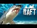 KAREN EATING SHARKS! | Raft Gameplay Ep. 2