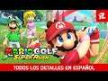 Mario Golf: Super Rush - TODOS los detalles revelados en el  tráiler Español (Nintendo Switch)