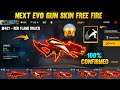 NEXT EVO GUN FREE FIRE 😯 || M4A1 RED FLAME DRACO || EVO M4A1 FREE FIRE || 100% CONFIRMED ||FREE FIRE