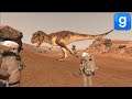 Planet Mars Astronauts VS Dinosaurs NPC Battle Garry's Mod