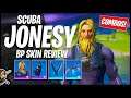 SCUBA JONESY Skin Review | Gameplay + Combos! (Fortnite Battle Royale)