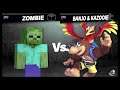 Super Smash Bros Ultimate Amiibo Fights – Steve & Co #335 Zombie vs Banjo