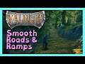 Valheim Smooth Paths & Roads Tip / Trick - Easy Ramps for Wagon Travel! (Hoe Use Guide)
