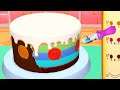 Bake, Decorate & Serve Cakes   Fun  Cake Cooking  Kids Games - I Make A Princess Cake