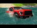 Cars vs Deep Water #4 - BeamNG.Drive