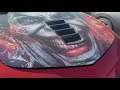 Chevy Camaro custom joker hood wrap