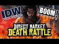 Comic Book Direct Market DEATH RATTLE! IDW, Boom Try to SURVIVE!