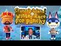 Crunchy Island's Winter Race for Punchy! | Animal Crossing New Horizons