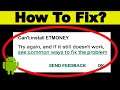 Fix Can't Download ETMONEY App Error On Google Play Store Problem 100% Solved