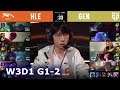 GEN vs HLE - Game 2 | Week 3 Day 1 S10 LCK Spring 2020 | Gen.G vs Hanwha Life G2 W3D1