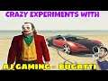 GTA 5 AJ Gaming ki Bugatti Veyron Pe Crazy Experiments || Testing Bulletproof hai ya nahi??