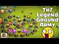 He's Unstoppable Th7 Legend With Ground Troops | Attack Replays | Clash Of Clans