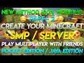 How To Create Your Minecraft SMP / Server For Free & Play Multiplayer in Pocket / Java | Part 2 |
