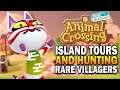 Member Island Tours & Hunting Rare Villagers! Animal Crossing New Horizons Gameplay