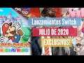 PRÓXIMOS juegos NINTENDO SWITCH JULIO 2020 - Lanzamientos SWITCH JULIO 2020