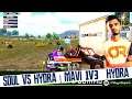 SOUL vs HYDRA 3v3 Fight | Mavi 1v3 Clutch HYDRA | Team SOUL Wiped HYDRA 🔥