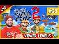 🔴 Super Mario Maker 2 - Ultra Sponge From Ryukahr + Viewer Levels! - LIVE STREAM [#22]