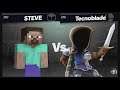 Super Smash Bros Ultimate Amiibo Fights – Steve & Co #178 Steve vs Technoblade