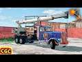Truck with Crane Testing alpha MOD BeamNG Drive