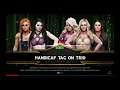 WWE 2K19 Paige,Becky Lynch VS Charlotte,Alexa Bliss,Tamina 2 VS 3 Handicap Tag Elimination Match