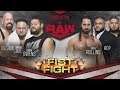 WWE 2K20 Raw 1-13-2020 6 Man Tag Fist Fight Seth Rollins AoP Vs Big Show Kevin Owens Samoa Joe