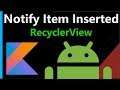 ✅ App Todo List notificar cambios recyclerview notifyitemrangechanged y notifyiteminserted | 8