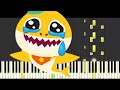 Baby Shark Dance In A Minor Key Sounds Totally Different! - Sad Emotional Piano Cover