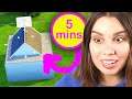 Can you build a house in 5 minutes in The Sims 4?