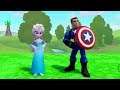 Disney Infinity Captain America | Marvel | Frozen Elsa - Guards - Symbiotes | Infinity Disney