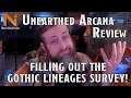 Filling Out the Gothic Lineages Unearthed Arcana Survey | Nerd Immersion