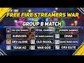 Free Fire Streamers War Live || Happy Ganesh Chaturthi || Desi Army