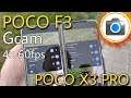 Google camera  POCO F3 и X3 PRO | 4k 60fps 🔥