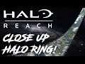 Halo Reach - Up Close To The Halo CE Ring Easter Egg During The Credits