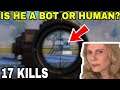 HE IS A BOT OR A HUMAN?? • (17 KILLS) • PUBG MOBILE GAMEPLAY (HINDI)