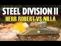 HERR ROBERT VS NILLA! Throwback Tournament, Steel Division 2 (Slutsk West, 1v1)