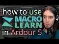 How to use Zyn-Fusion's Macro Learn in Ardour 5