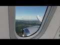 Landing at Nagasaki • Japan • Boeing 787-10 [Engine View] • MS Flight Simulator