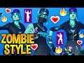 *NEW* "ZOMBIE Teknique" Skin CONCEPT Showcase With Leaked & Best Fortnite Emotes..!
