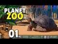 O começo do nosso próprio zoológico! | Planet Zoo #01 - Gameplay PT-BR